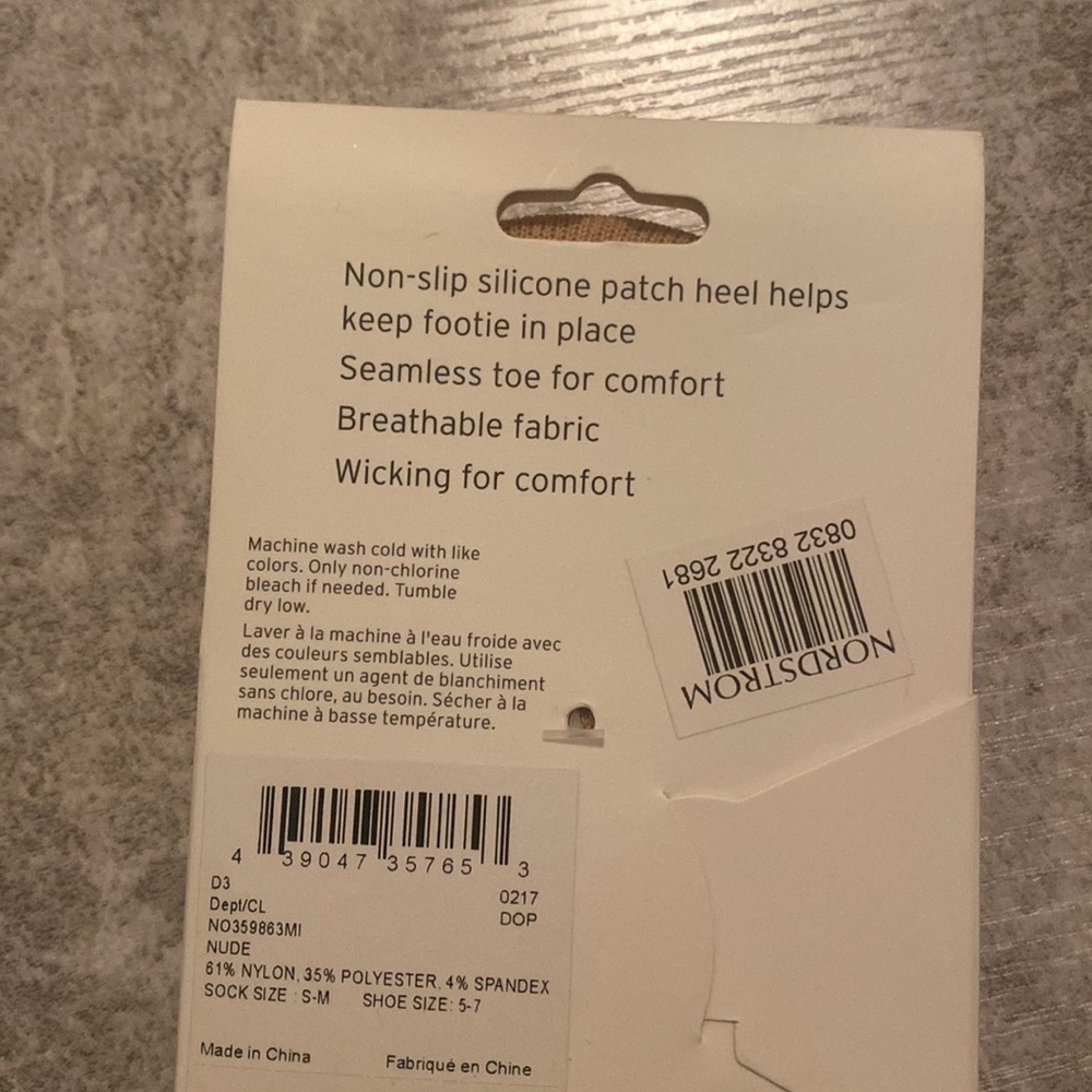 NWT Nordstrom 3 Pack Footie Small /Medium Size 5-7 - Picture 2 of 2